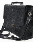 American Darling BRIEFCASE Hand Tooled Genuine Leather women bag western handbag purse