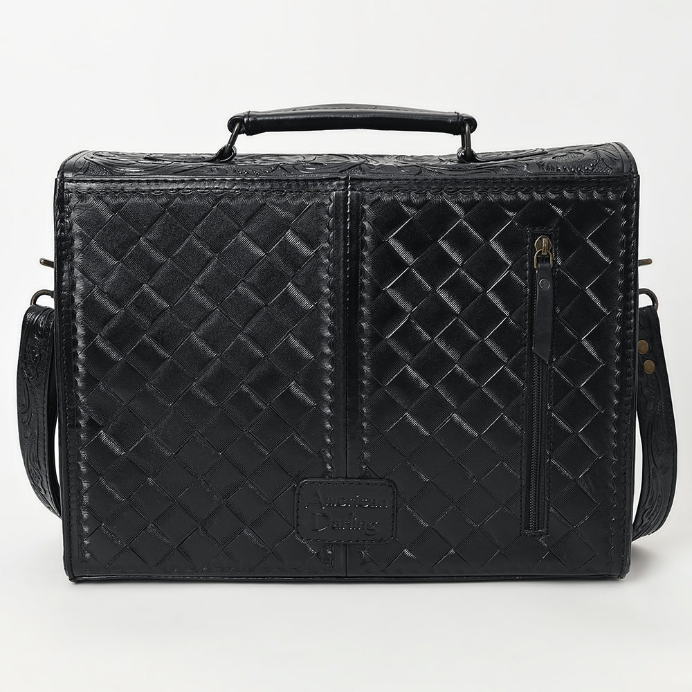 American Darling BRIEFCASE Hand Tooled Genuine Leather women bag western handbag purse