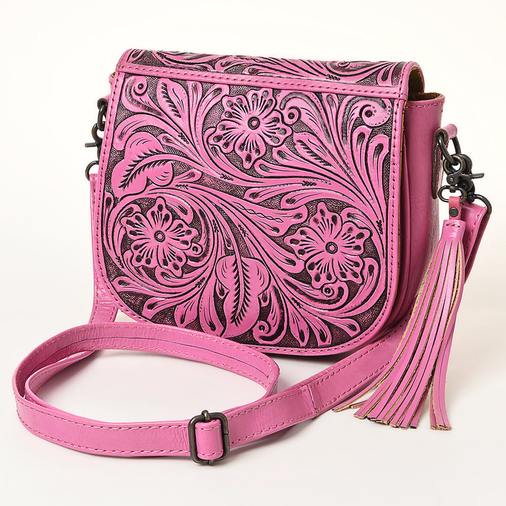 American Darling ADBG1439 Cross Body Hand Tooled Genuine Leather women bag western handbag purse