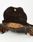 American Darling Adbga540 Small Crossbody Hand Tooled Genuine Leather Women Bag Western Handbag Purse