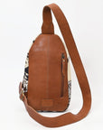 ADBGA544 American Darling SLING Hand Tooled Hair-on Genuine Leather women bag western handbag purse