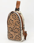 ADBGA544 American Darling SLING Hand Tooled Hair-on Genuine Leather women bag western handbag purse