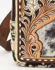 ADBGA545 American Darling SLING Hand Tooled Hair-on Genuine Leather women bag western handbag purse