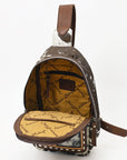 ADBGA545 American Darling SLING Hand Tooled Hair-on Genuine Leather women bag western handbag purse
