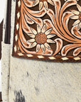 ADBGA547 American Darling SLING Hand Tooled Hair-on Genuine Leather women bag western handbag purse