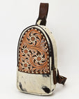 ADBGA547 American Darling SLING Hand Tooled Hair-on Genuine Leather women bag western handbag purse