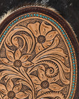 ADBGA548 American Darling SLING Hand Tooled Hair-on Genuine Leather women bag western handbag purse