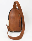 ADBGA548 American Darling SLING Hand Tooled Hair-on Genuine Leather women bag western handbag purse