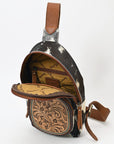 ADBGA548 American Darling SLING Hand Tooled Hair-on Genuine Leather women bag western handbag purse