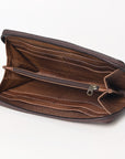OHLAY WALLET Hand Tooled  Genuine Leather women bag western handbag purse