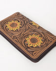 OHLAY WALLET Hand Tooled  Genuine Leather women bag western handbag purse