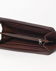 OHLAY WALLET Hand Tooled  Genuine Leather women bag western handbag purse