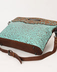 Ohlay Bags OHG170 Clutch Hand Tooled Embossed Genuine Leather Women Bag Western Handbag Purse
