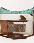 OHLAY OHG174 HOBO Hand Tooled Embossed Hair-on Genuine Leather women bag western handbag purse