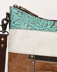 OHLAY OHG174 HOBO Hand Tooled Embossed Hair-on Genuine Leather women bag western handbag purse