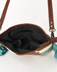 OHLAY OHG175 HOBO Hand Tooled Embossed Hair-on Genuine Leather women bag western handbag purse