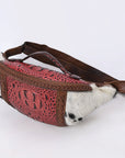 American Darling Pouch Hair On Crocodile Embossed Genuine Leather women bag western handbag purse
