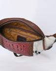 American Darling Pouch Hair On Crocodile Embossed Genuine Leather women bag western handbag purse