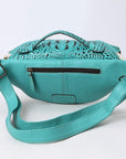 American Darling Pouch Hair On Crocodile Embossed Genuine Leather women bag western handbag purse
