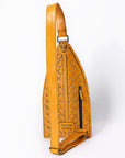 American Darling Sling Hand Tooled Genuine Leather Women Bag Western Handbag Purse