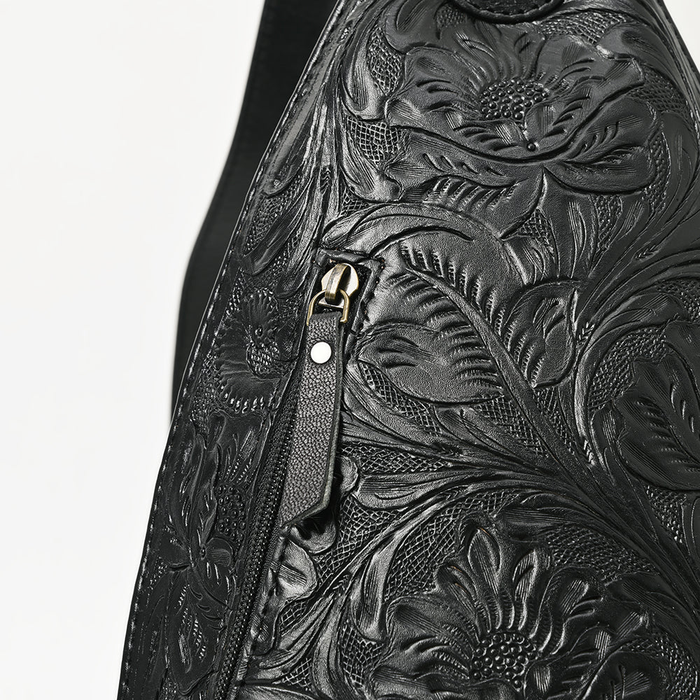 American Darling Sling Hand Tooled Genuine Leather Women Bag Western Handbag Purse