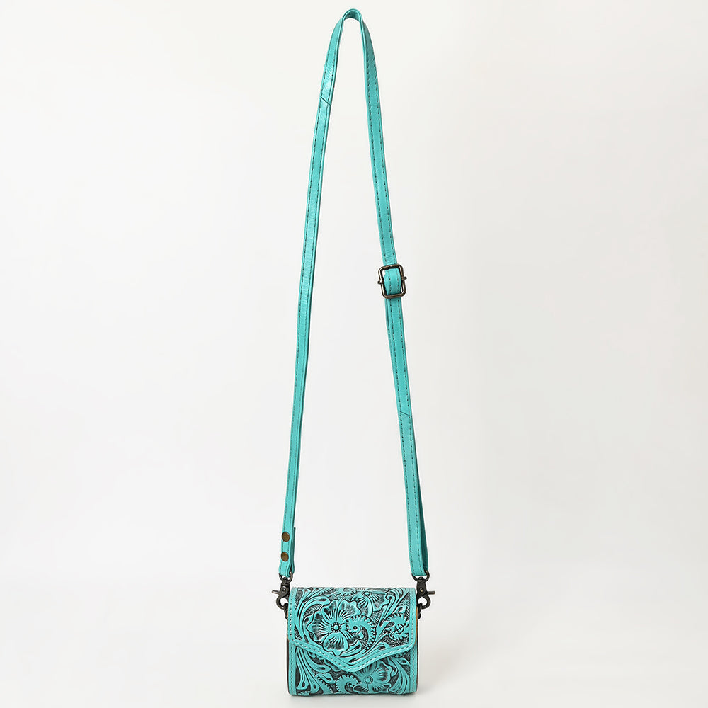 American Darling Wallet Hand Tooled Genuine Leather Women Bag Western Handbag Purse