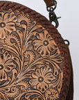 American Darling ADBG1449 Cross Body Hand Tooled Genuine Leather women bag western handbag purse