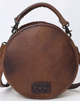 American Darling ADBG1449 Cross Body Hand Tooled Genuine Leather women bag western handbag purse