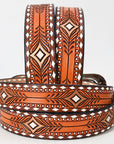 American Darling Western Leather Belt Unisex