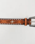 American Darling Western Leather Belt Unisex