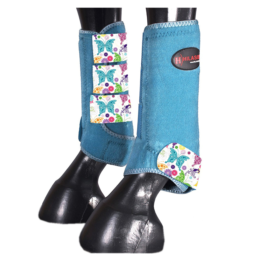 HILASON L M S Horse Front Leg Sport Boots| Printed Sport Boots| Horse Boots