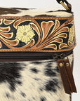 ADBGA427A American Darling JEWELRY CASE Hand Tooled Hair-on Genuine Leather women bag western handbag purse