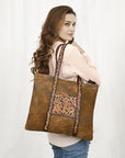 American Darling ADBGA479A Tote Hand Tooled Genuine Leather Women Bag Western Handbag Purse