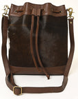 Ohlay Bags OHA109A Bucket Hair-On Genuine Leather Women Bag Western Handbag Purse