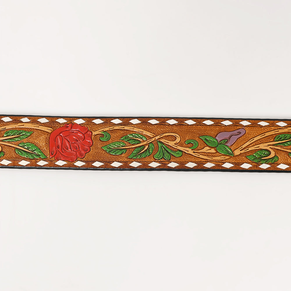 American Darling Beautifully Hand Tooled Genuine American Leather Belt Men and Women