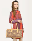 American Darling Hand Tooled Genuine Leather women bag western handbag purse