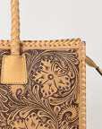 American Darling Hand Tooled Genuine Leather women bag western handbag purse