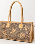 American Darling Hand Tooled Genuine Leather women bag western handbag purse