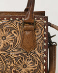 American Darling ADBG1452 Cross Body Hand Tooled Genuine Leather women bag western handbag purse
