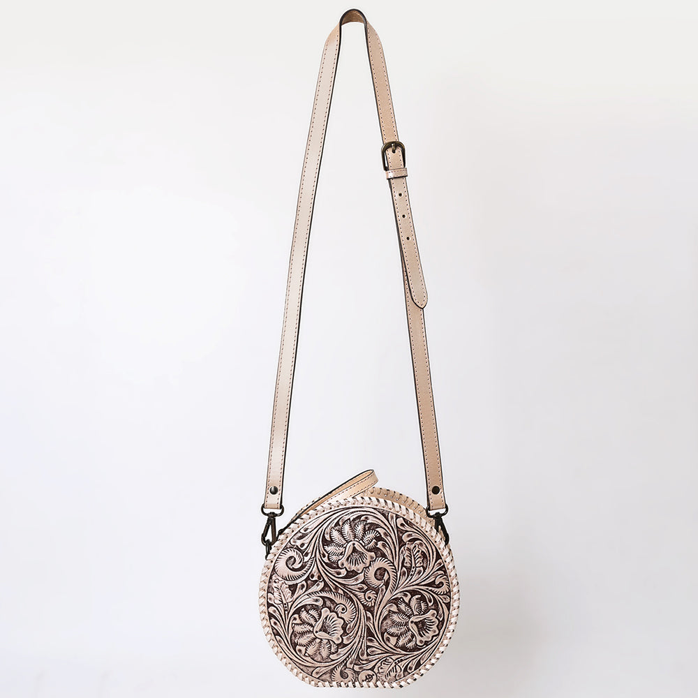American Darling Canteen Hand Tooled Genuine Leather Women Bag Western Handbag Purse