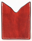 American Darling Floral Women & Men Hand Carved Genuine Leather Card Holder