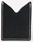 American Darling Floral Women & Men Hand Carved Genuine Leather Card Holder