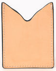 American Darling Floral Women & Men Hand Carved Genuine Leather Card Holder