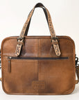 American Darling ADBG1183 Hand Tooled Crocodile Embossed Genuine Leather Women Bag Western Handbag Purse