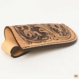 Stylish Leather Knife Holder | Hilason Western Floral Design