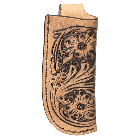 Stylish Leather Knife Holder | Hilason Western Floral Design