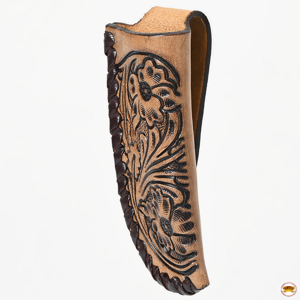 Stylish Leather Knife Holder | Hilason Western Floral Design