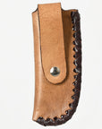 Med-Lrg Hilason Western Floral Stylish Design Geniune Leather Knife Holder