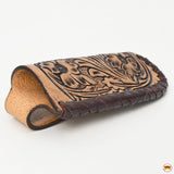 Stylish Leather Knife Holder | Hilason Western Floral Design