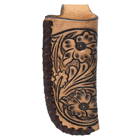 Stylish Leather Knife Holder | Hilason Western Floral Design